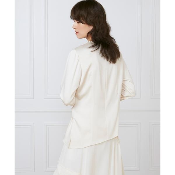 イネド（INED）/《大きいサイズ》ウエストひねりブラウス《la veille by SUPERIOR CLOSET》