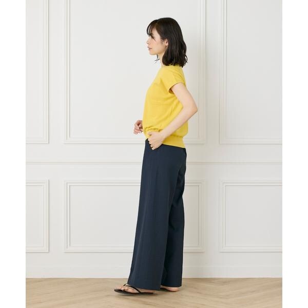 イネド（INED）/《大きいサイズ》《WEB限定》フレンチスリーブサマーニット