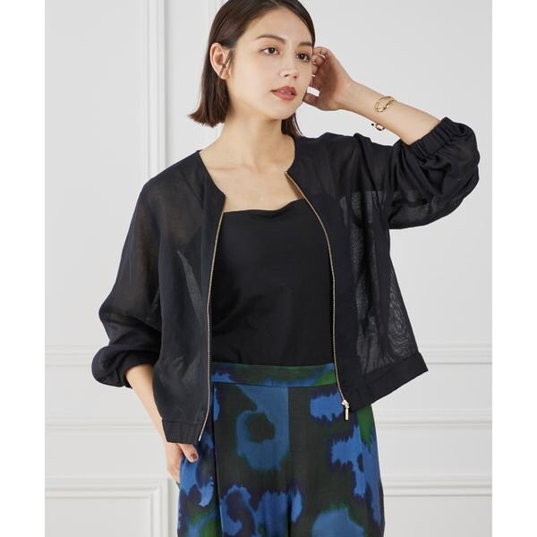 イネド（INED）/《WEB限定》メッシュブルゾン