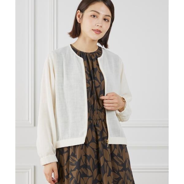 イネド（INED）/《WEB限定》メッシュブルゾン