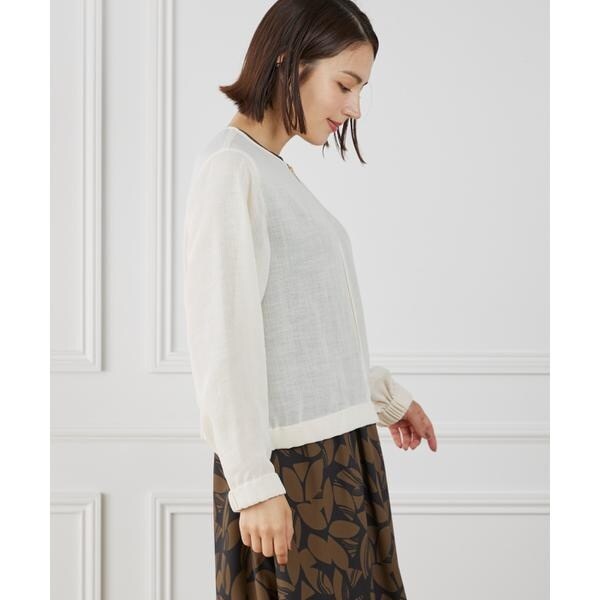 イネド（INED）/《WEB限定》メッシュブルゾン