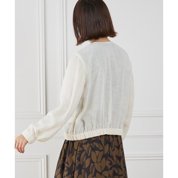 イネド（INED）/《WEB限定》メッシュブルゾン