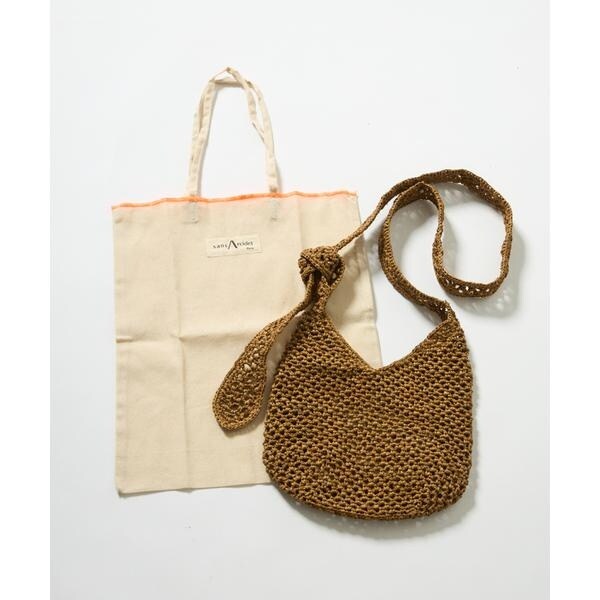 イネド（INED）/《FAVORITE》TINA Sサイズ ラフィアバッグ《Sans arcidet》