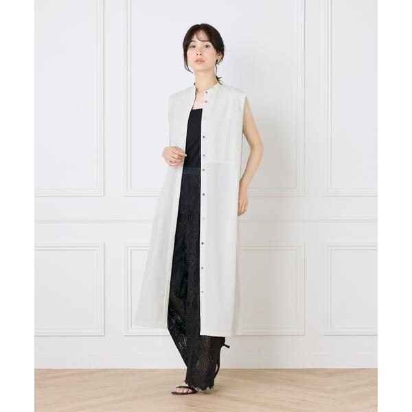 イネド（INED）/《WEB限定》ノースリーブシャツワンピース
