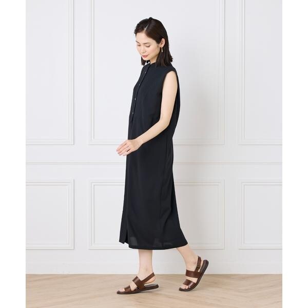 イネド（INED）/《WEB限定》ノースリーブシャツワンピース