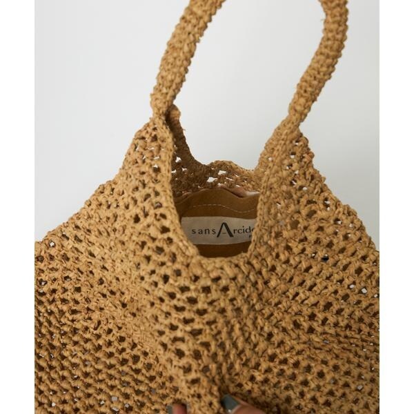 イネド（INED）/《FAVORITE》MANAKELYラフィアバッグ《Sans arcidet》