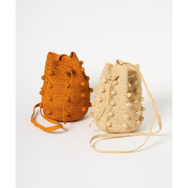 イネド（INED）/《FAVORITE》ラフィアショルダーバッグ NELIA《Camalya》