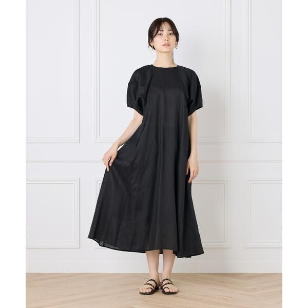 イネド（INED）/《WEB限定》ボリュームスリーブリネンワンピース