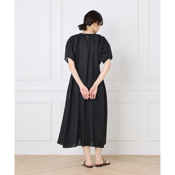 イネド（INED）/《WEB限定》ボリュームスリーブリネンワンピース
