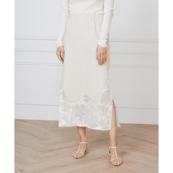 イネド（INED）/裾レーススカート《la veille by SUPERIOR CLOSET》