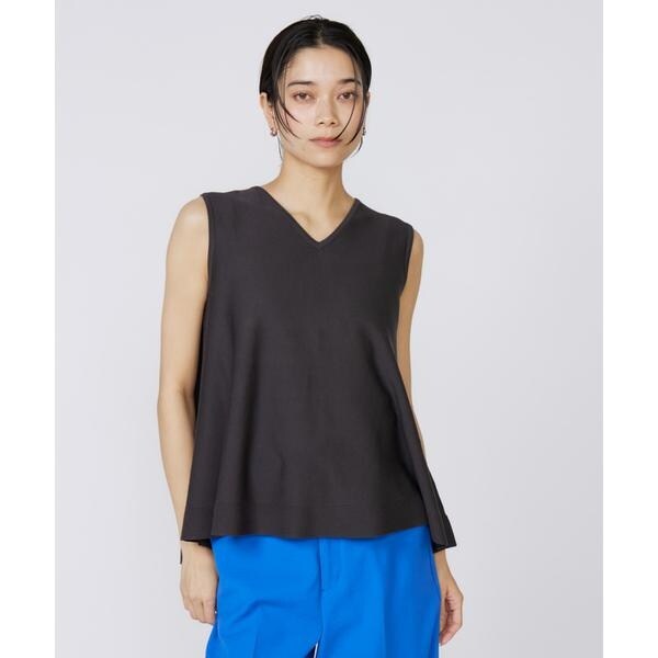 イネド（INED）/《大きいサイズ》Aラインニットプルオーバー