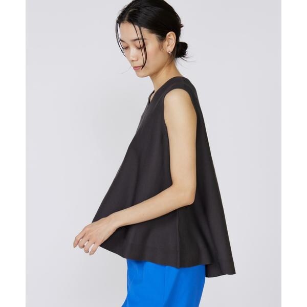 イネド（INED）/《大きいサイズ》Aラインニットプルオーバー