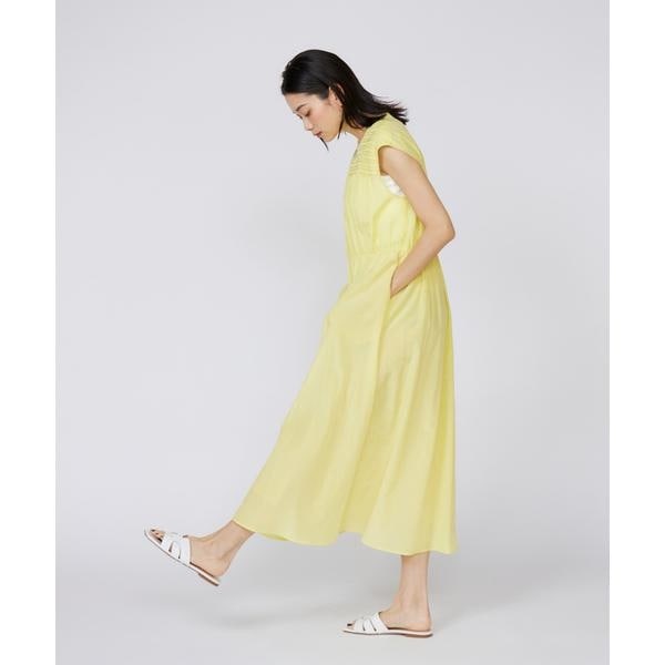 イネド（INED）/《大きいサイズ》タックワンピース