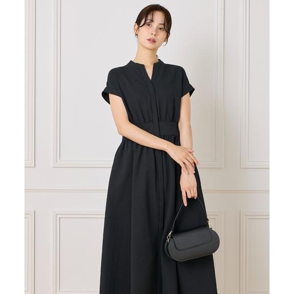 イネド（INED）/《大きいサイズ》ウエストギャザーワンピース