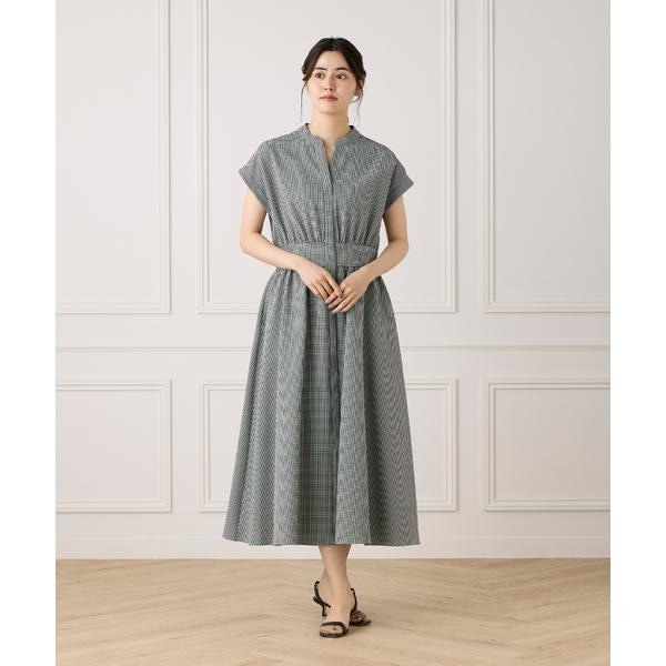 イネド（INED）/《大きいサイズ》ウエストギャザーワンピース