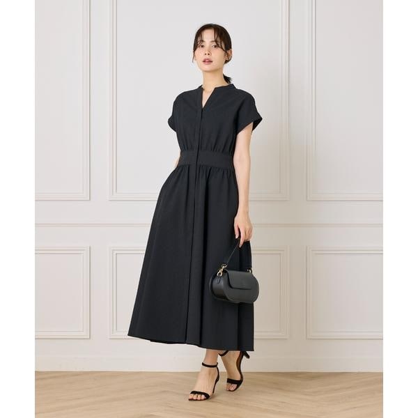 イネド（INED）/《大きいサイズ》ウエストギャザーワンピース