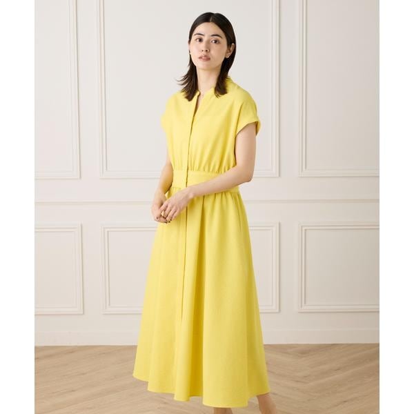 イネド（INED）/《大きいサイズ》ウエストギャザーワンピース