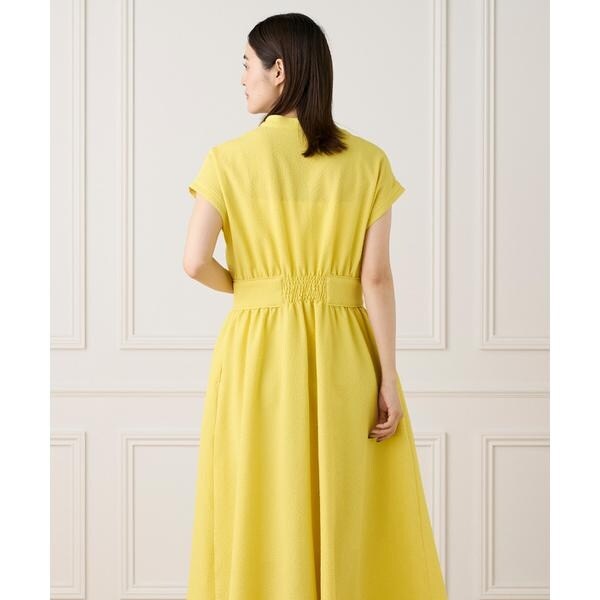 イネド（INED）/《大きいサイズ》ウエストギャザーワンピース