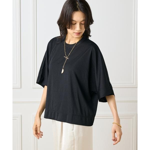 イネド（INED）/《大きいサイズ》シアーオーバーサイズカットソー