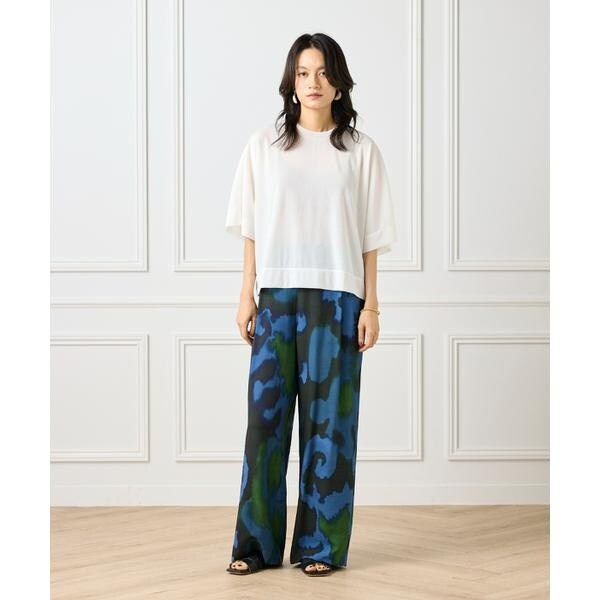 イネド（INED）/《大きいサイズ》シアーオーバーサイズカットソー