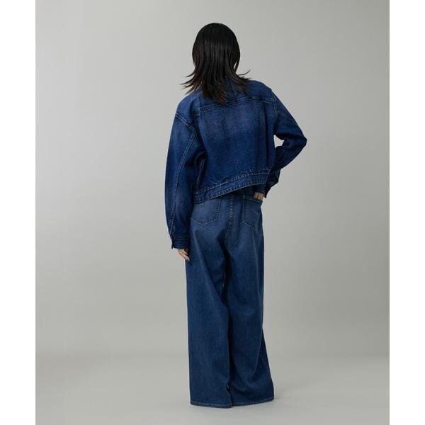 イネド（INED）/INED別注ノーカラーデニムジャケット《Healthy DENIM》