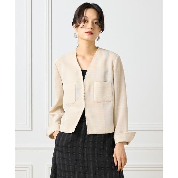 イネド（INED）/《大きいサイズ》カラミジャケット