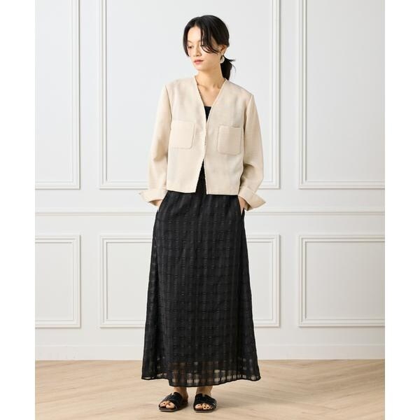 イネド（INED）/《大きいサイズ》カラミジャケット