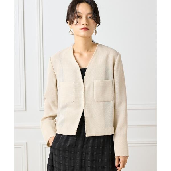 イネド（INED）/《大きいサイズ》カラミジャケット