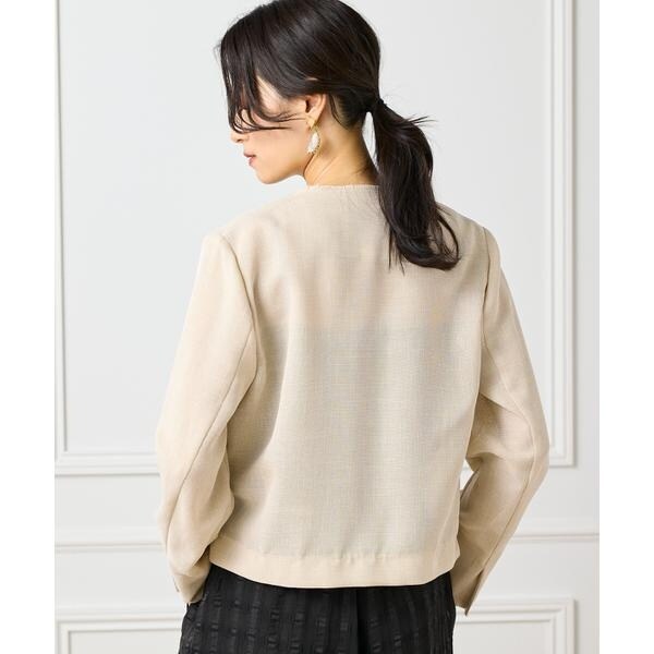 イネド（INED）/《大きいサイズ》カラミジャケット