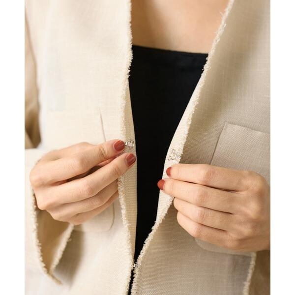 イネド（INED）/《大きいサイズ》カラミジャケット