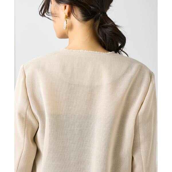 イネド（INED）/《大きいサイズ》カラミジャケット