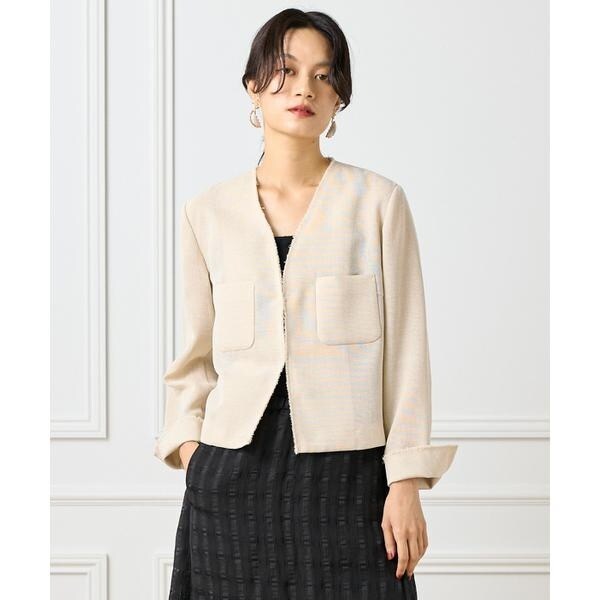 イネド（INED）/《大きいサイズ》カラミジャケット