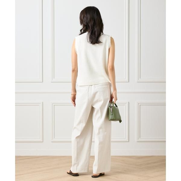 イネド（INED）/ミニフリンジ付きノースリブニットの通販はau PAY