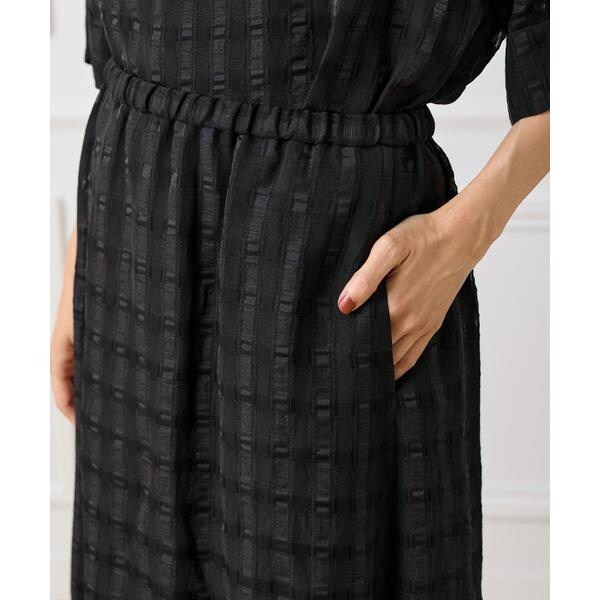 イネド（INED）/《大きいサイズ》シアーチェックバイアススカート