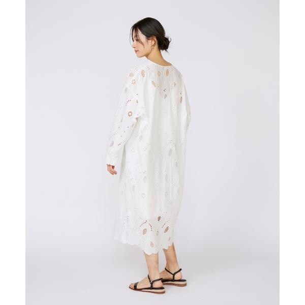 イネド（INED）/《大きいサイズ》レースカフタンワンピース《la veille by SUPERIOR CLOSET》