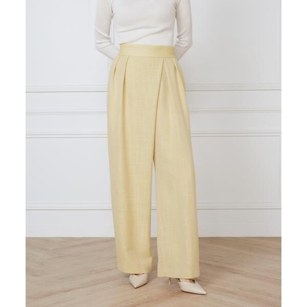 イネド（INED）/《大きいサイズ》ラップパンツ《la veille by SUPERIOR CLOSET》