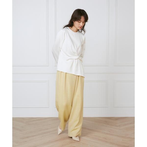 イネド（INED）/《大きいサイズ》ラップパンツ《la veille by SUPERIOR CLOSET》