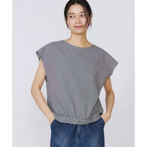 イネド（INED）/《大きいサイズ》フレンチスリーブトップス