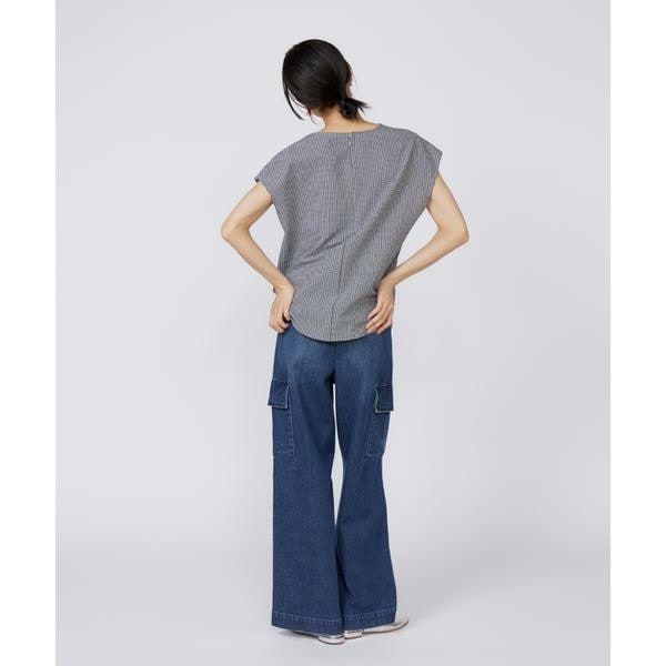 イネド（INED）/《大きいサイズ》フレンチスリーブトップス