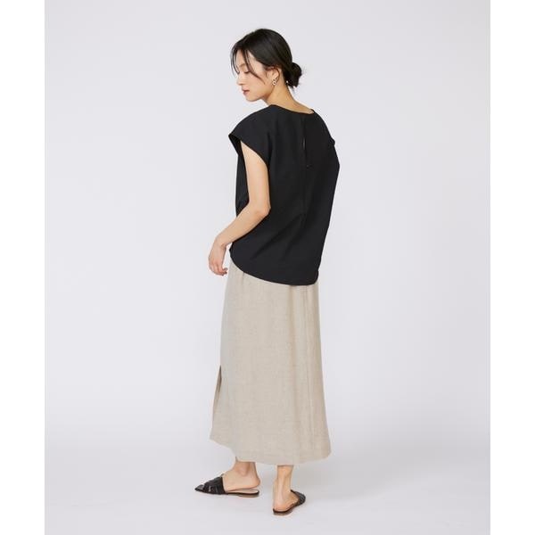 イネド（INED）/《大きいサイズ》フレンチスリーブトップス