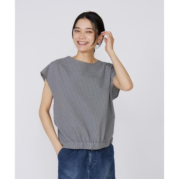 イネド（INED）/《大きいサイズ》フレンチスリーブトップス