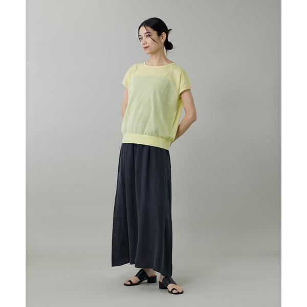 イネド（INED）/《大きいサイズ》フレンチスリーブニット