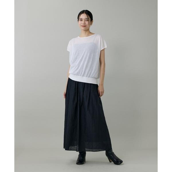 イネド（INED）/《大きいサイズ》フレンチスリーブニット