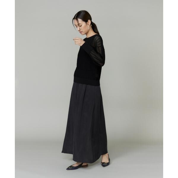 イネド（INED）/シアーレーシーニット《YVON》