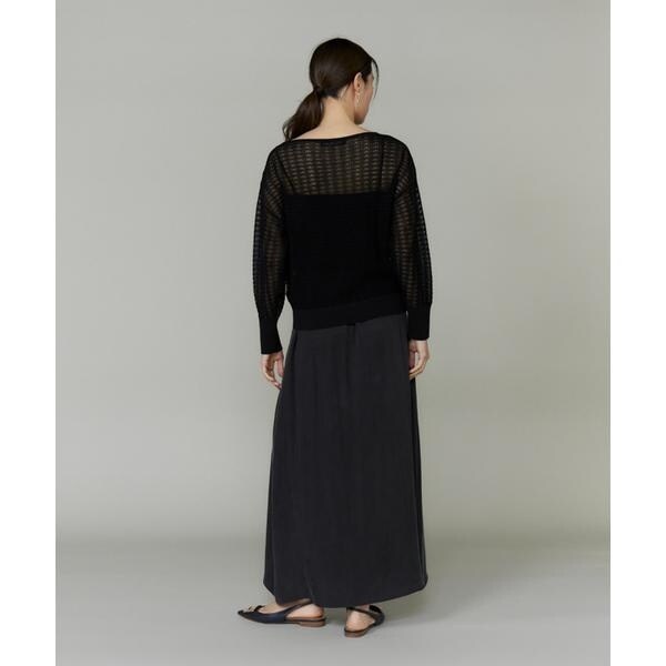 イネド（INED）/シアーレーシーニット《YVON》