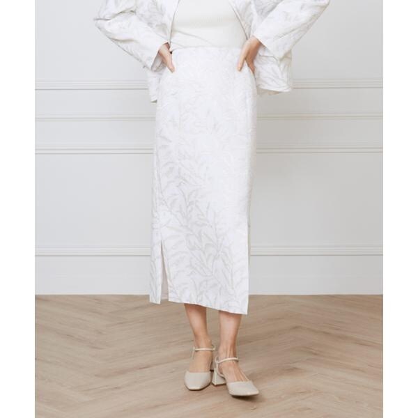 イネド（INED）/《大きいサイズ》サイドスリットスカート《la veille by SUPERIOR CLOSET》