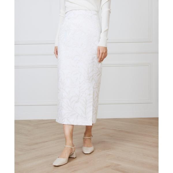 イネド（INED）/《大きいサイズ》サイドスリットスカート《la veille by SUPERIOR CLOSET》