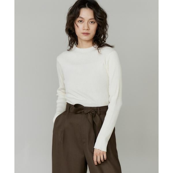 イネド（INED）/シアーハイネックプルオーバー《YVON》