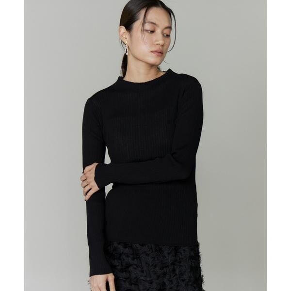 イネド（INED）/シアーハイネックプルオーバー《YVON》