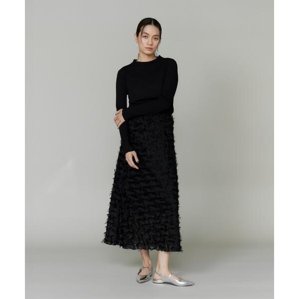 イネド（INED）/シアーハイネックプルオーバー《YVON》